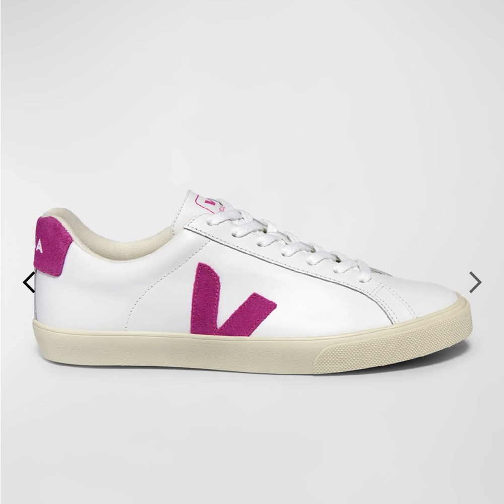 Veja pink and white sneakers, size 8.5, great condition, only worn a few times.
